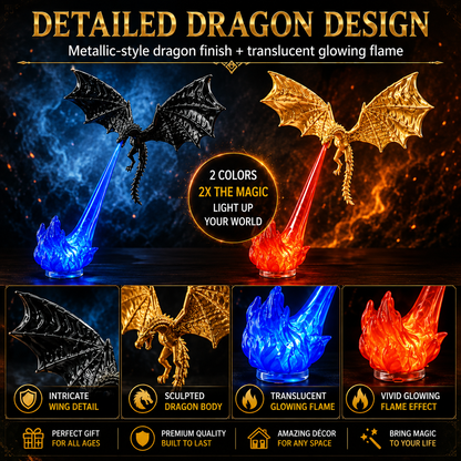 3D Fire-Breathing Dragon LED Lamp – Magical Fantasy Night Light & Room Decor | Buy 1 Get 1 Free| Only-799