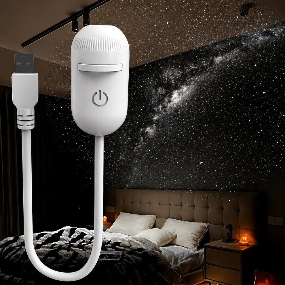 Galaxy Star Projector Light – 360° Rotating LED Starry Sky Night Lamp for Bedroom & Room Decor | BUY 1 GET 1 FREE 🔥