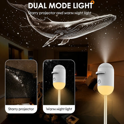 Galaxy Star Projector Light – 360° Rotating LED Starry Sky Night Lamp for Bedroom & Room Decor | BUY 1 GET 1 FREE 🔥
