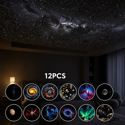 Galaxy Star Projector Light – 360° Rotating LED Starry Sky Night Lamp for Bedroom & Room Decor | BUY 1 GET 1 FREE 🔥